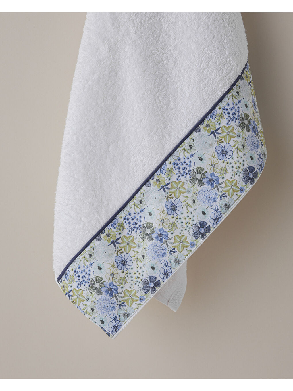 Florina Pamuk Yüz Havlusu 50x80 cm Beyaz-1