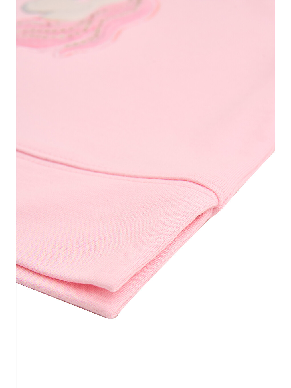 Nakışlı Modal Elastan Sweatshırtlü Tütü Elbise 2-3 Yaş-5-6 Yaş Pembe-4