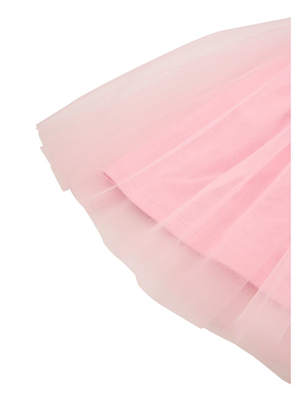 Nakışlı Modal Elastan Sweatshırtlü Tütü Elbise 2-3 Yaş-5-6 Yaş Pembe-5