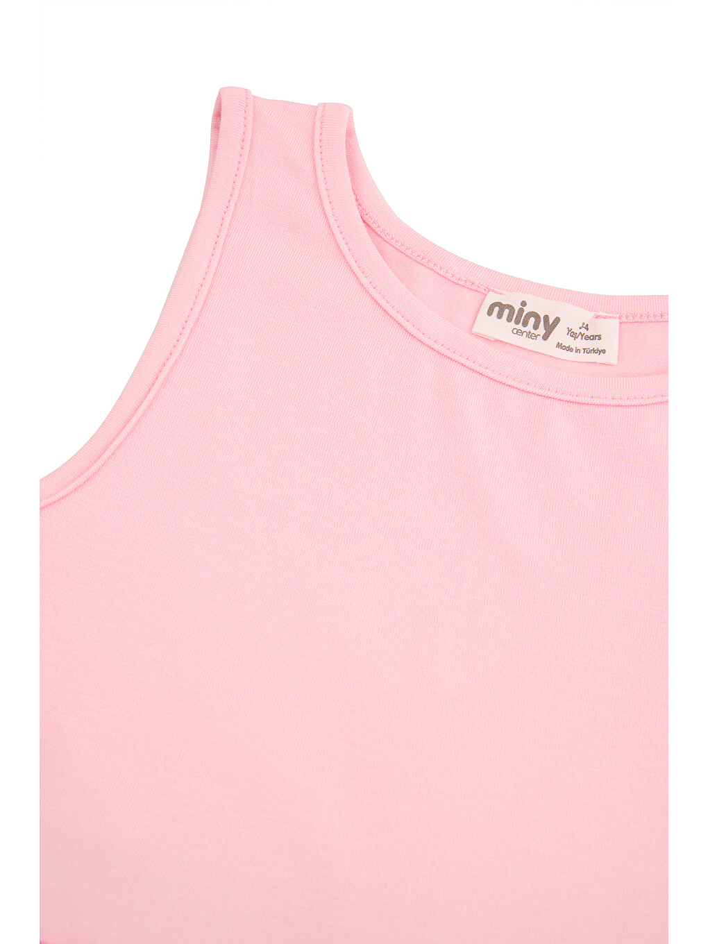 Nakışlı Modal Elastan Sweatshırtlü Tütü Elbise 2-3 Yaş-5-6 Yaş Pembe-6