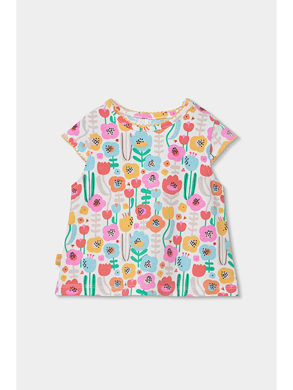 Güneş Desenli Salopet Etek 6-24 Ay Mavi-2