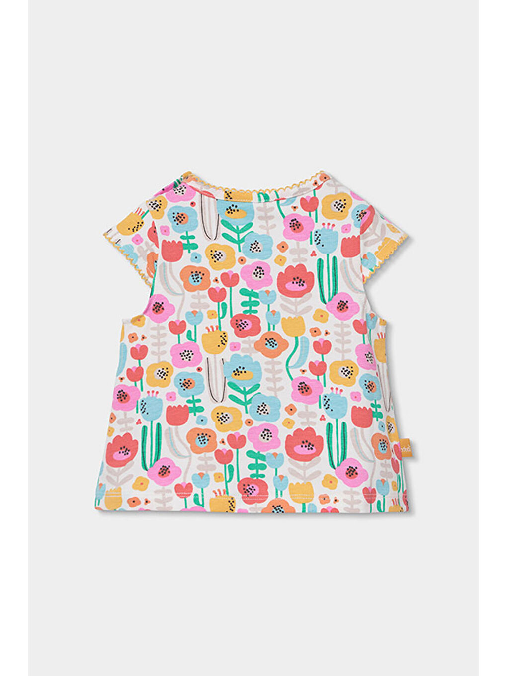 Güneş Desenli Salopet Etek 6-24 Ay Mavi-3