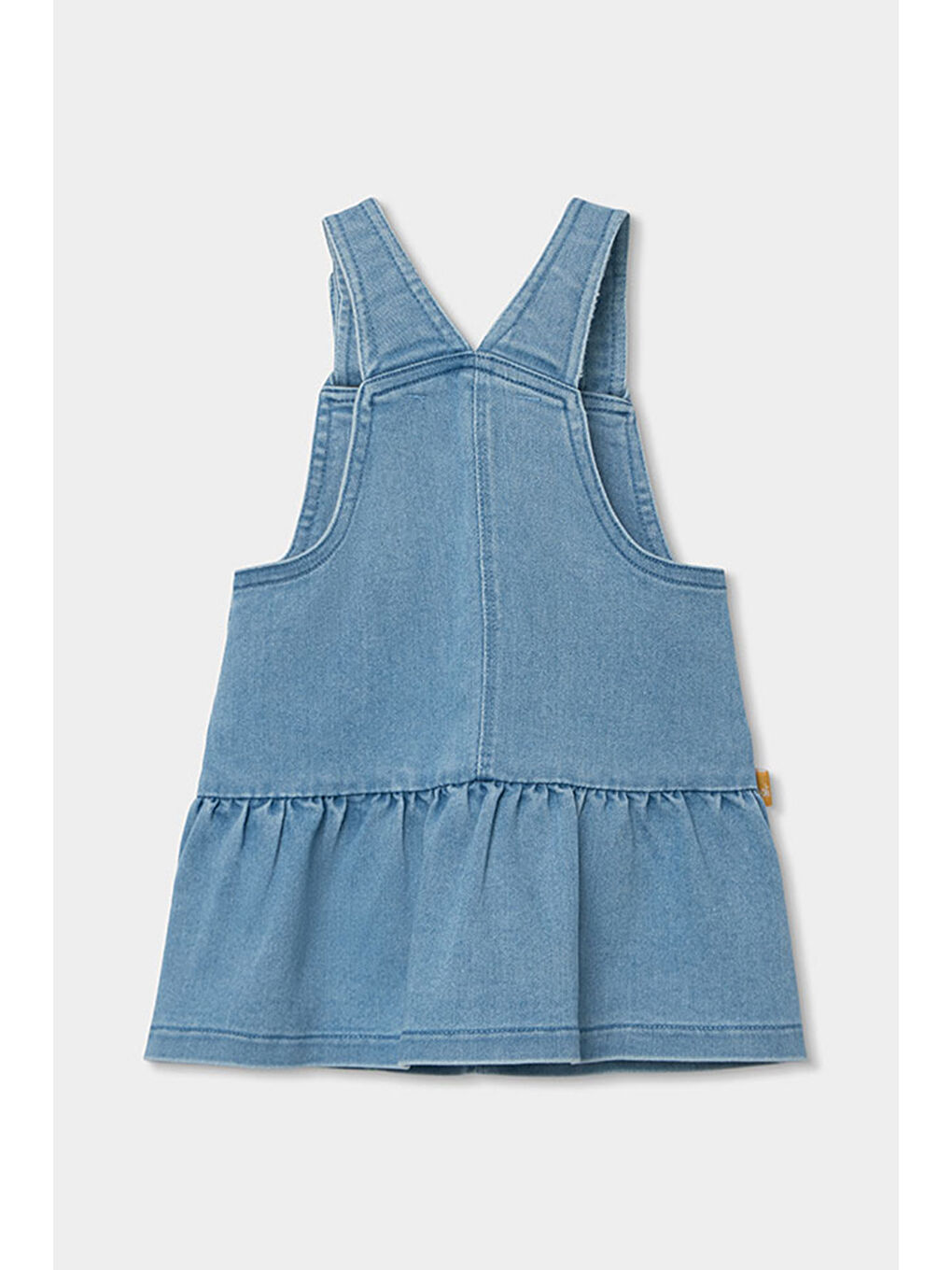 Güneş Desenli Salopet Etek 6-24 Ay Mavi-5