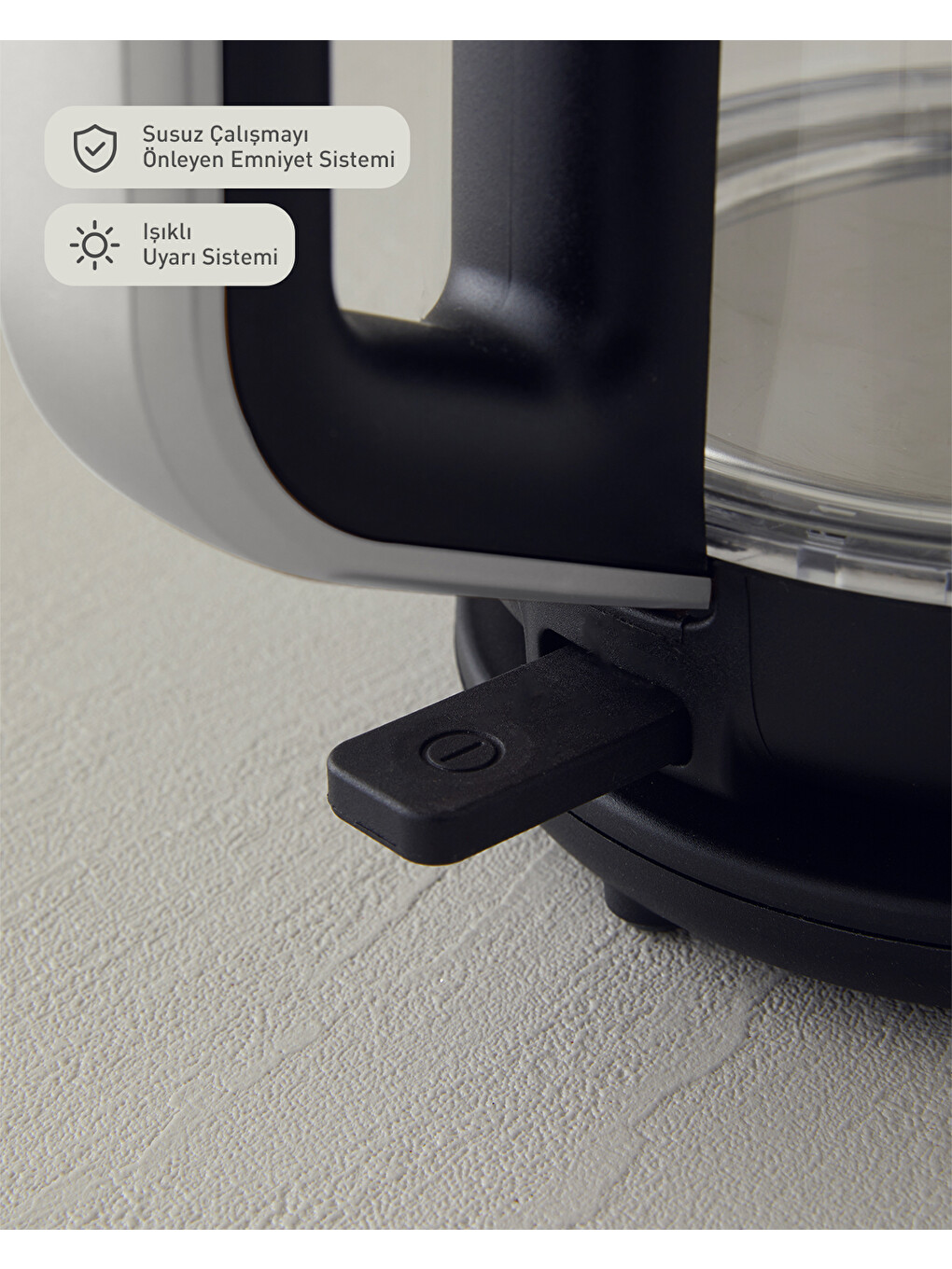 Cmk 6001 Cam Çay Makinesi Ve Kettle Siyah-krom-5