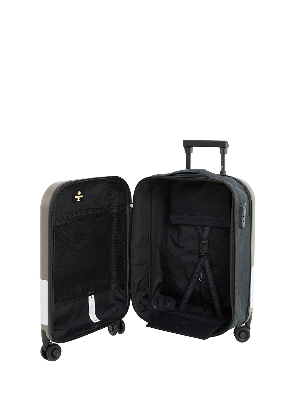 Gri Katlanabilir Valiz -K 5FX Haki Unisex Küçük Boy Valiz-4