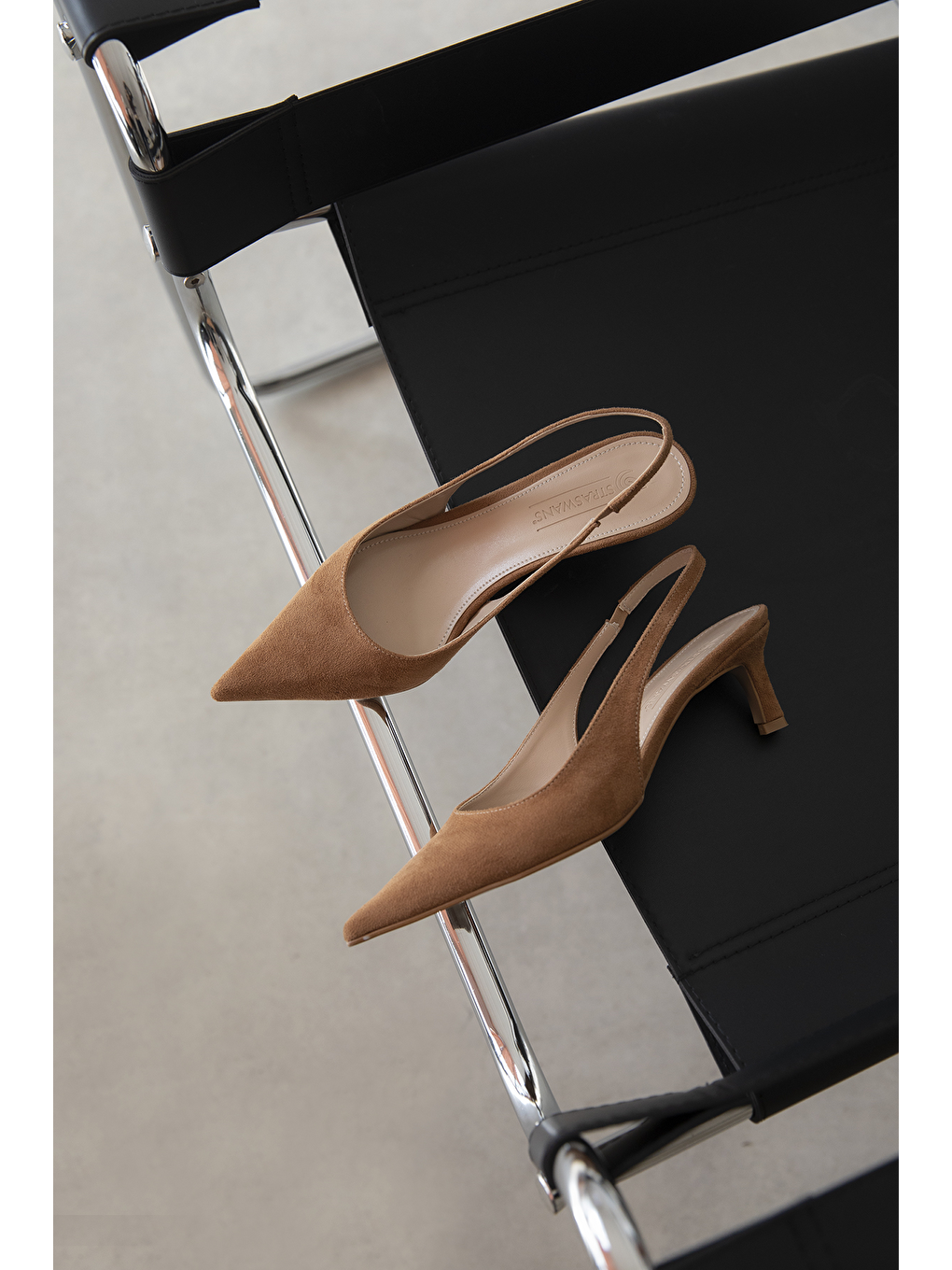 Kahverengi Molly  Kadın Topuklu Süet  Ayakkabı Taba-1