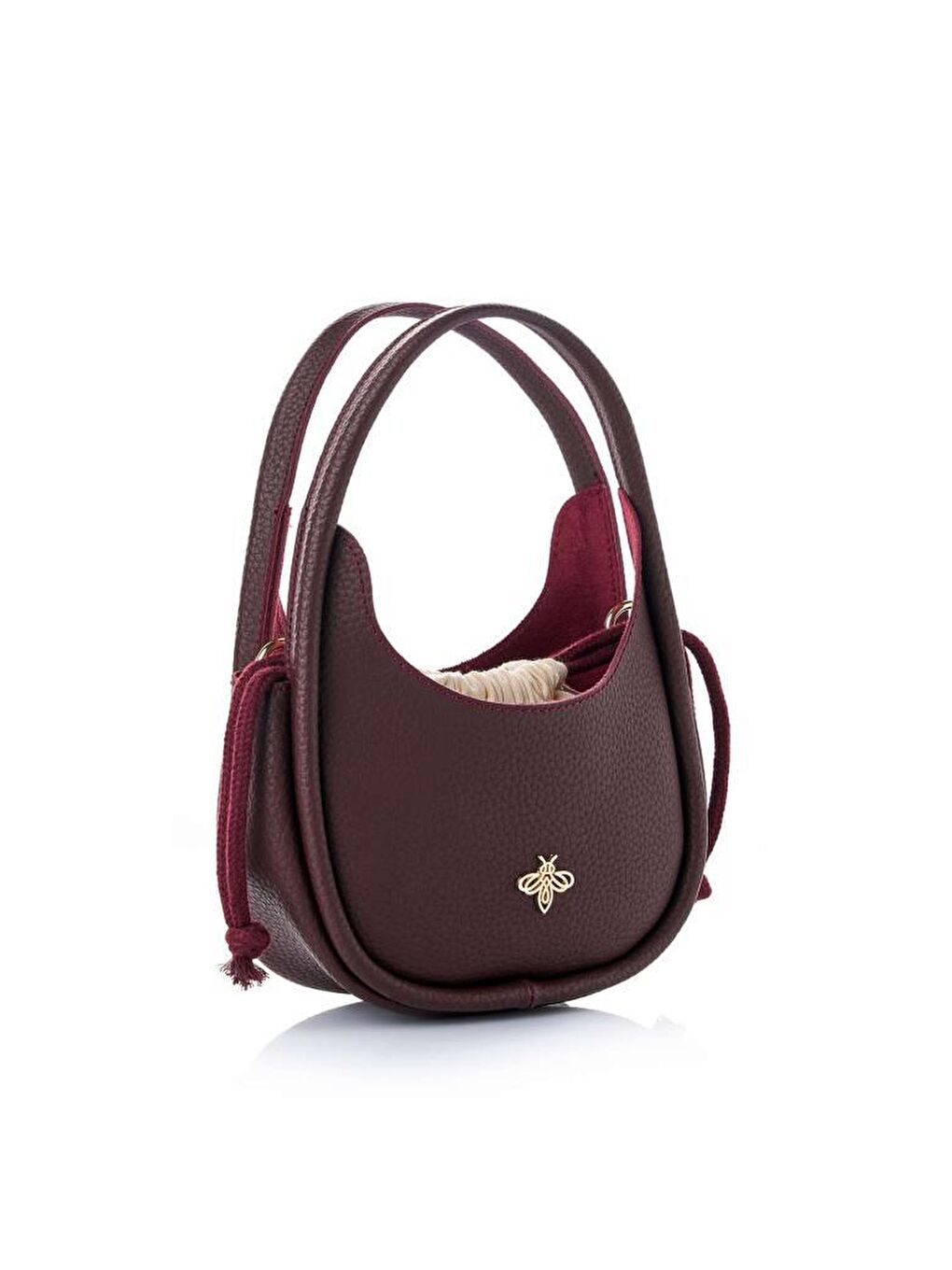 Bordo Kadın Çapraz Askılı El ve Omuz Çantası