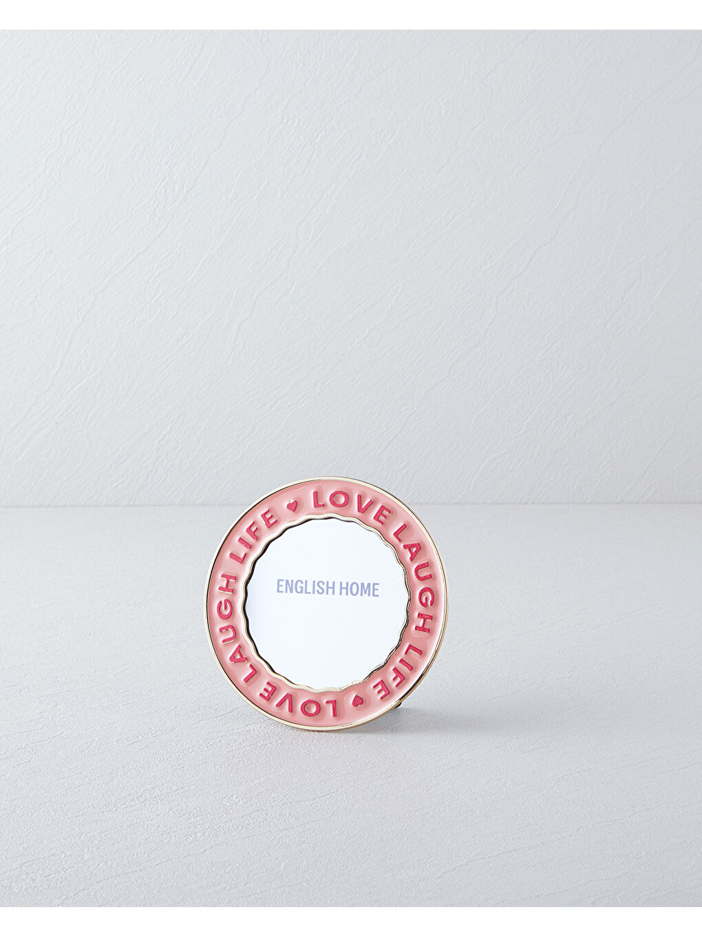 Pembe Alyysa Metal Çerçeve Pudra-1