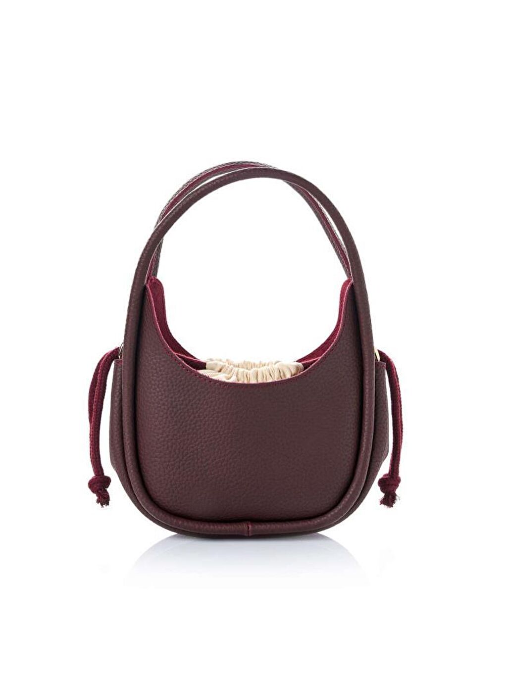 Bordo Kadın Çapraz Askılı El ve Omuz Çantası-2