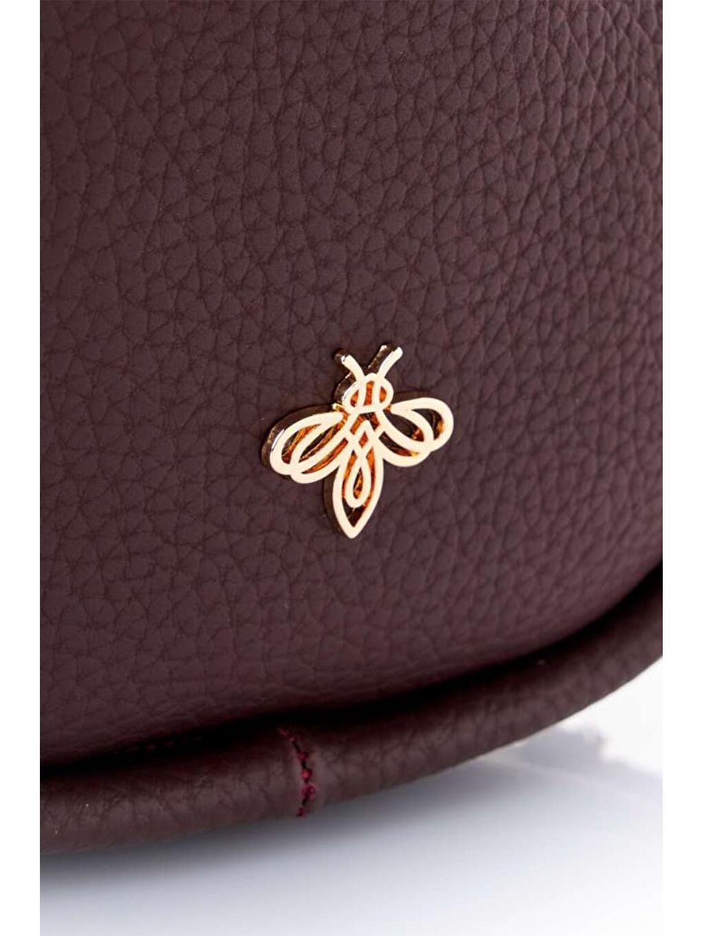 Bordo Kadın Çapraz Askılı El ve Omuz Çantası-7