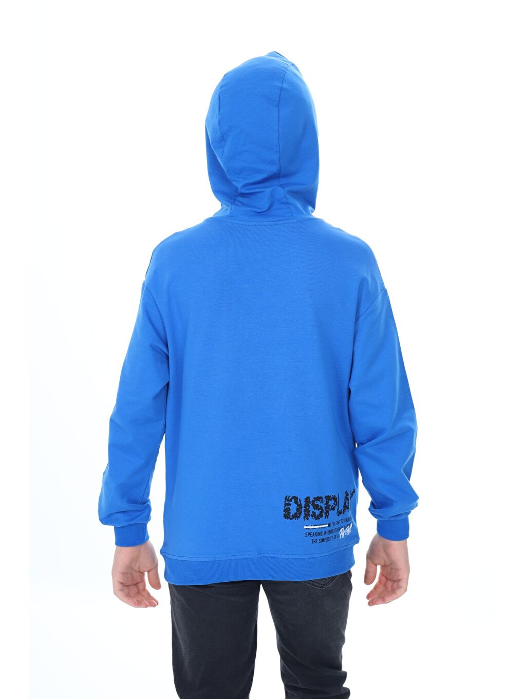 Mavi Erkek Çocuk Baskılı Sweatshirt-6