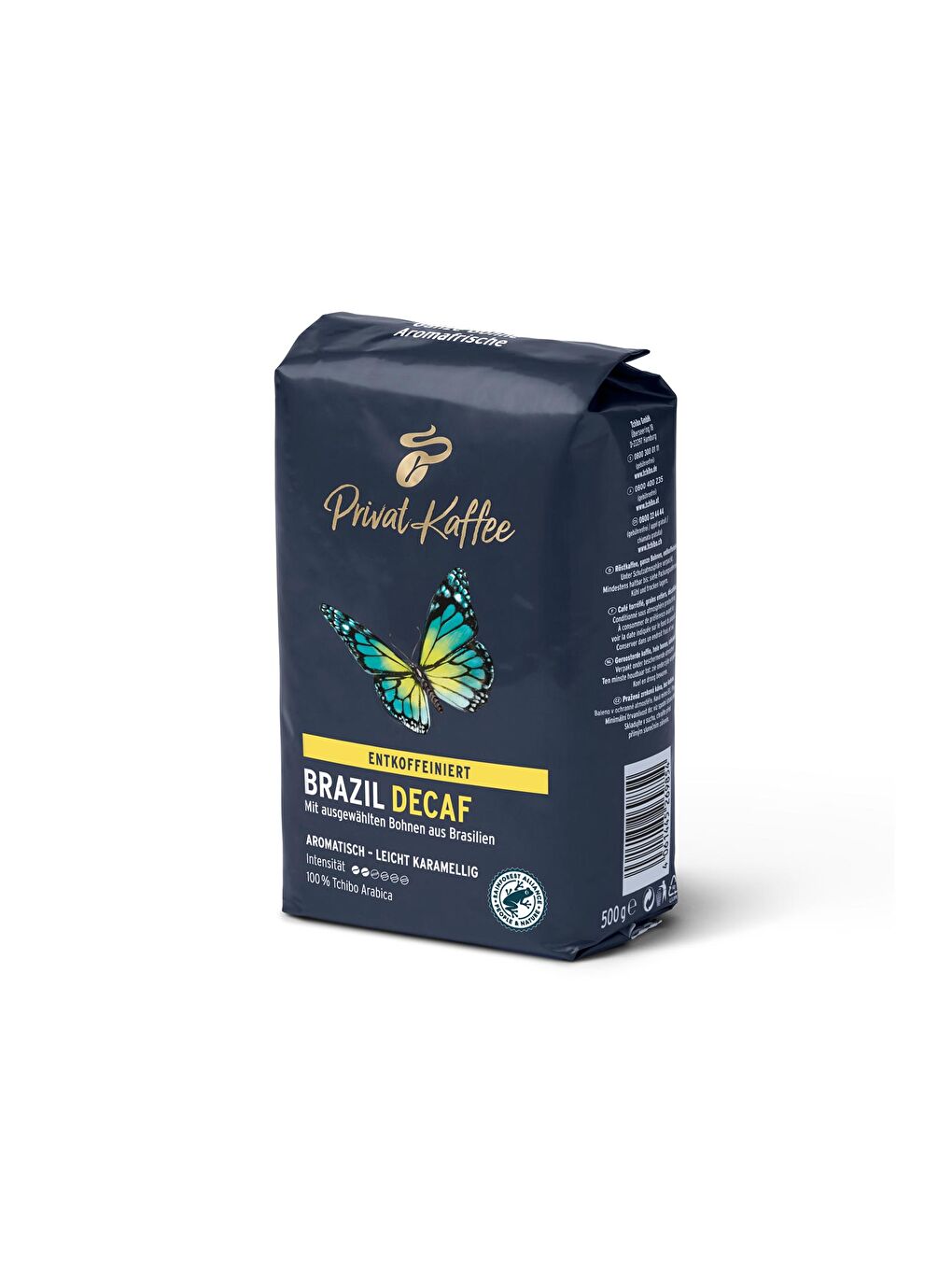 Privat Kaffee Brazil Decaf Çekirdek Kahve 500 g-1