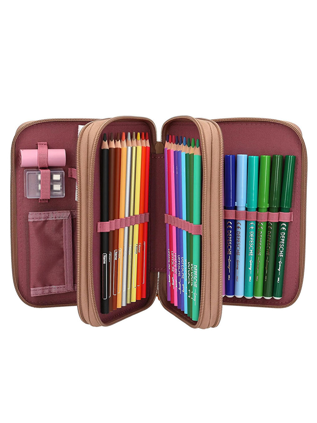 İçi Dolu Kalem Kutusu Floral 13055-2