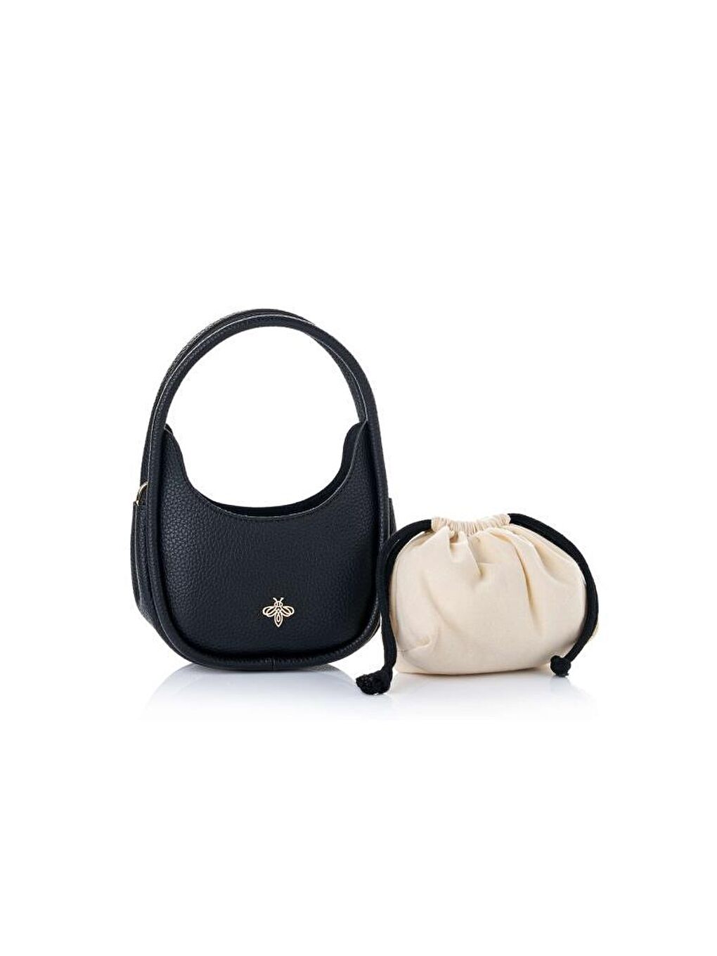 Siyah Kadın Çapraz Askılı El ve Omuz Çantası-4