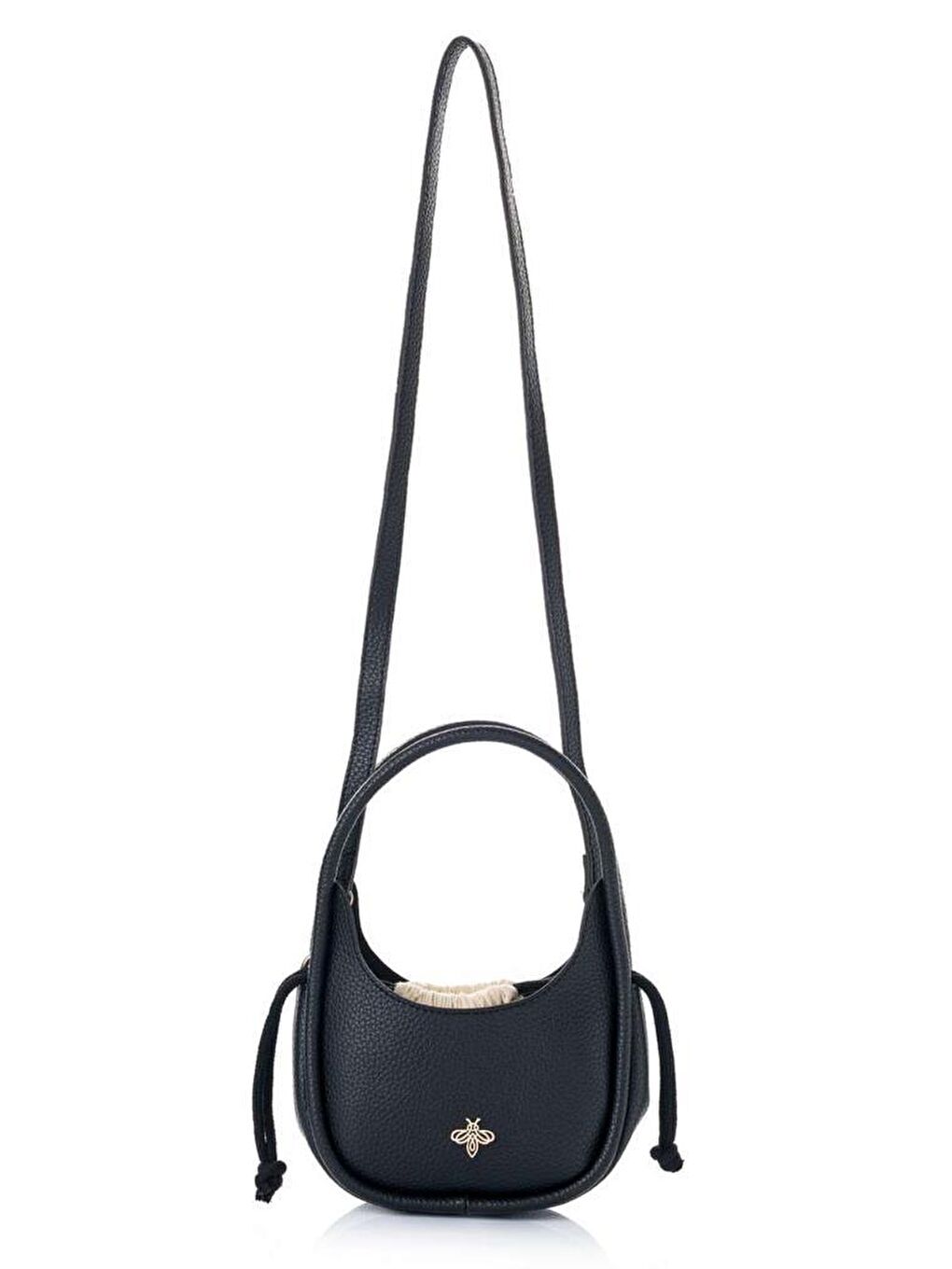 Siyah Kadın Çapraz Askılı El ve Omuz Çantası-5