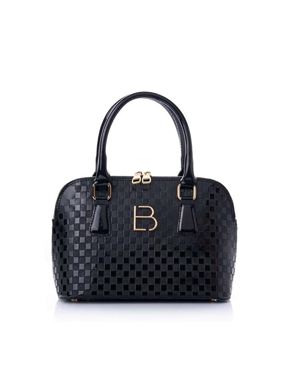 Siyah Kadın Çapraz Askılı El ve Omuz Çantası-1