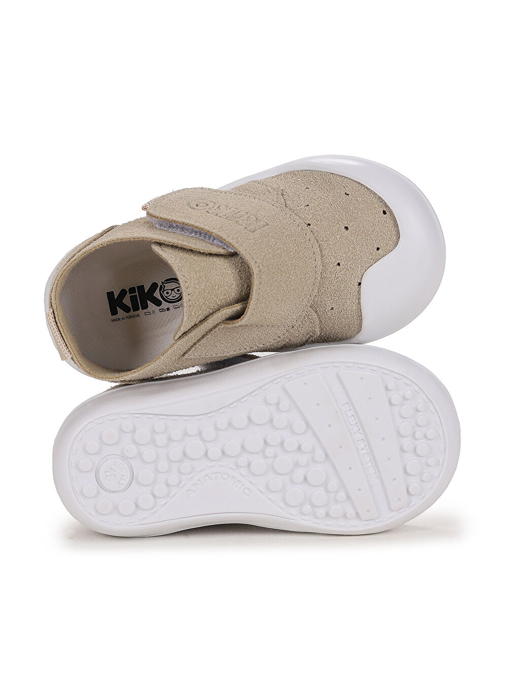 Bej Rosie İlk Adım Cırtlı Kız Bebek Günlük Ayakkabı-4