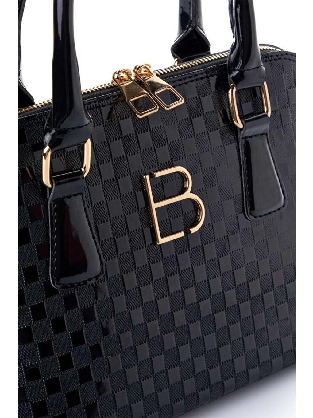 Siyah Kadın Çapraz Askılı El ve Omuz Çantası-4