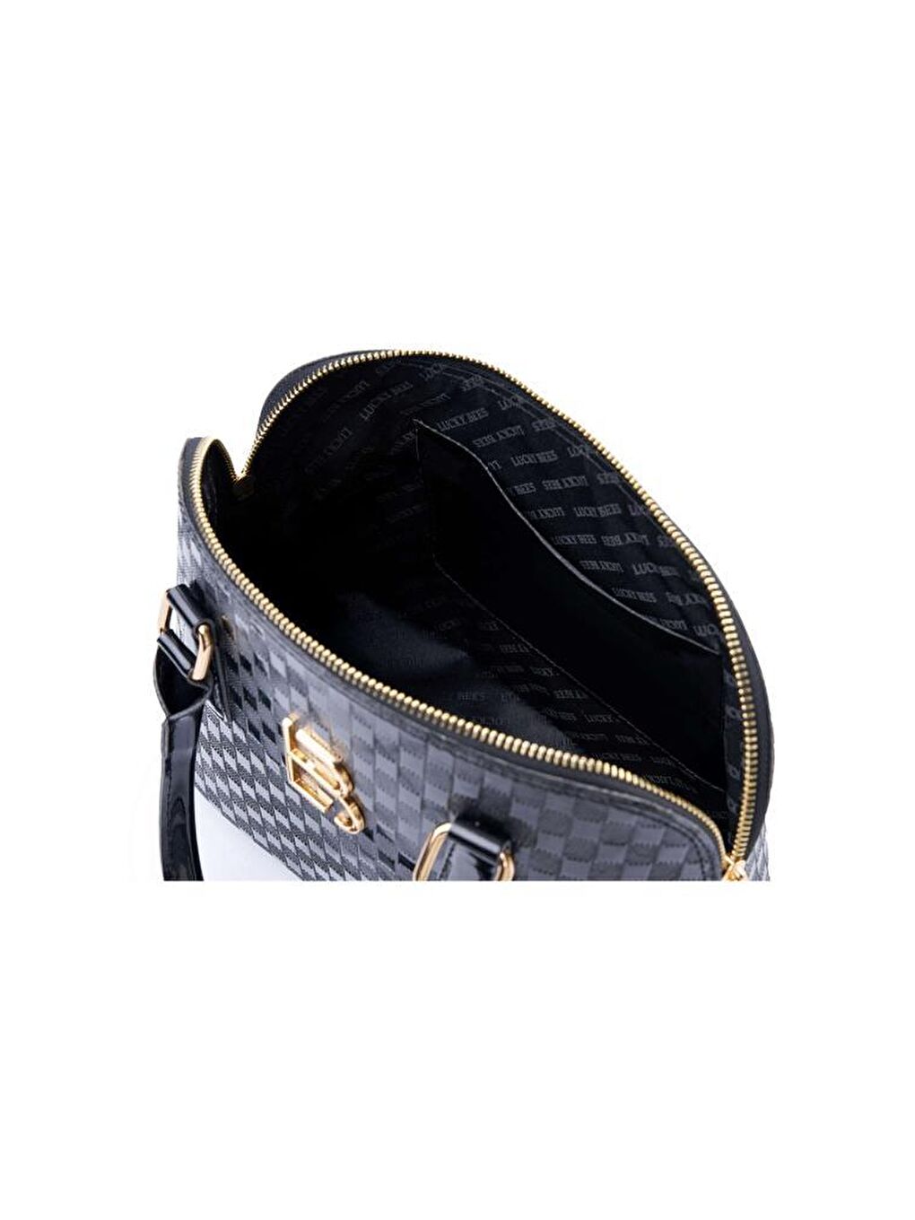 Siyah Kadın Çapraz Askılı El ve Omuz Çantası-5