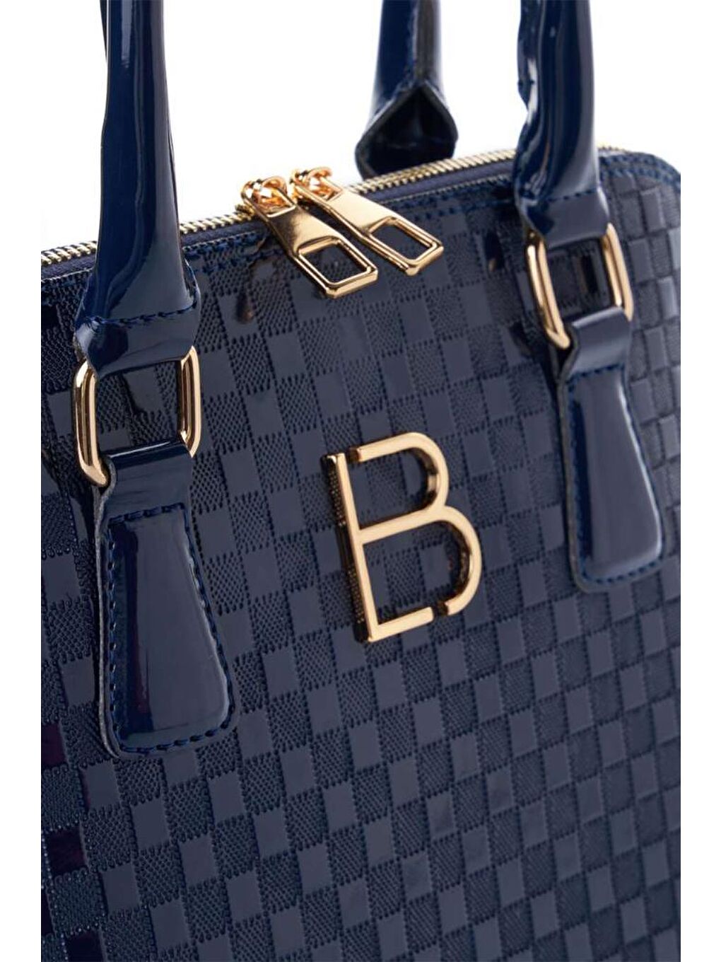 Lacivert Kadın Çapraz Askılı El ve Omuz Çantası-4