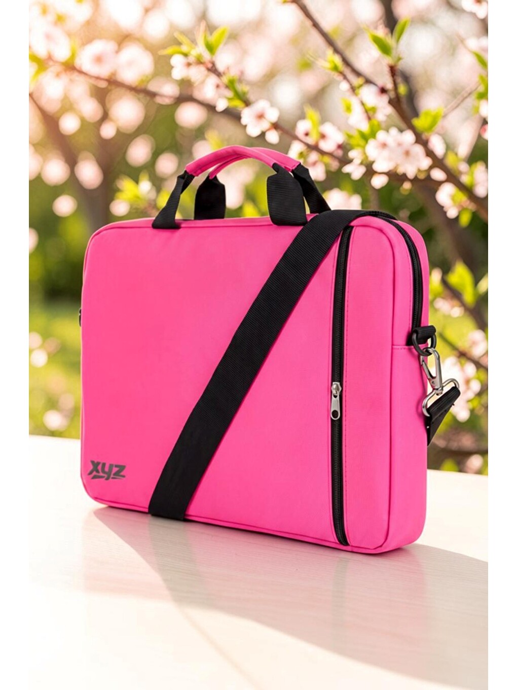 Pembe Xyz-t26 15.6 Inch Macbook Laptop Notebook Çantası + Çok Fonksiyonlu Ekran Temizleme Seti