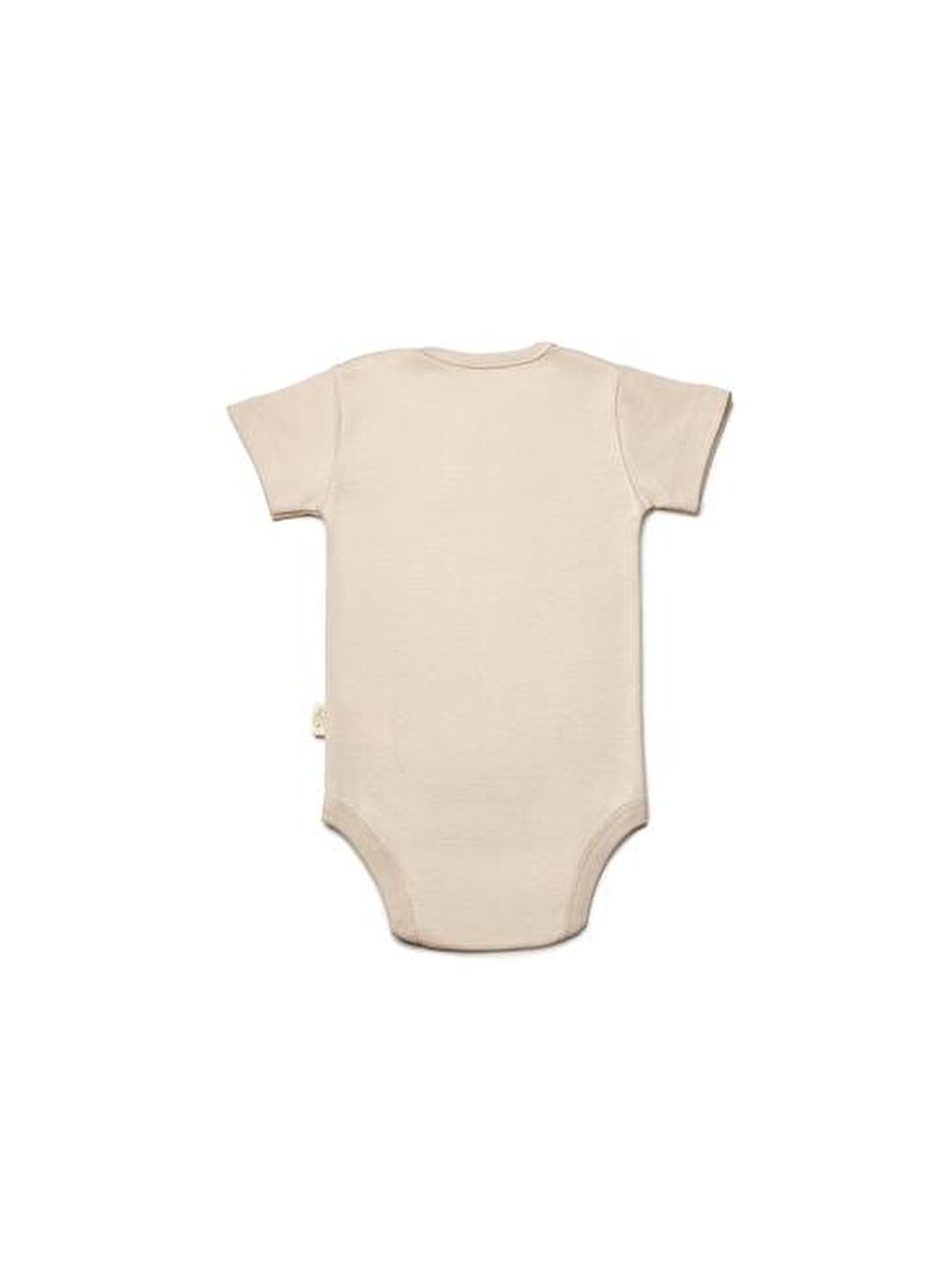 Ekru Bebek 3'lü Kısa Kol Body, %100 Organik Pamuk, Bebek ve Yenidoğan Serisi -CSY8122-3