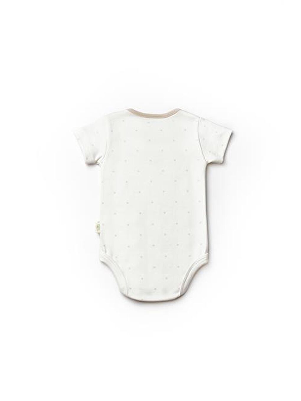 Ekru Bebek 3'lü Kısa Kol Body, %100 Organik Pamuk, Bebek ve Yenidoğan Serisi -CSY8122-5