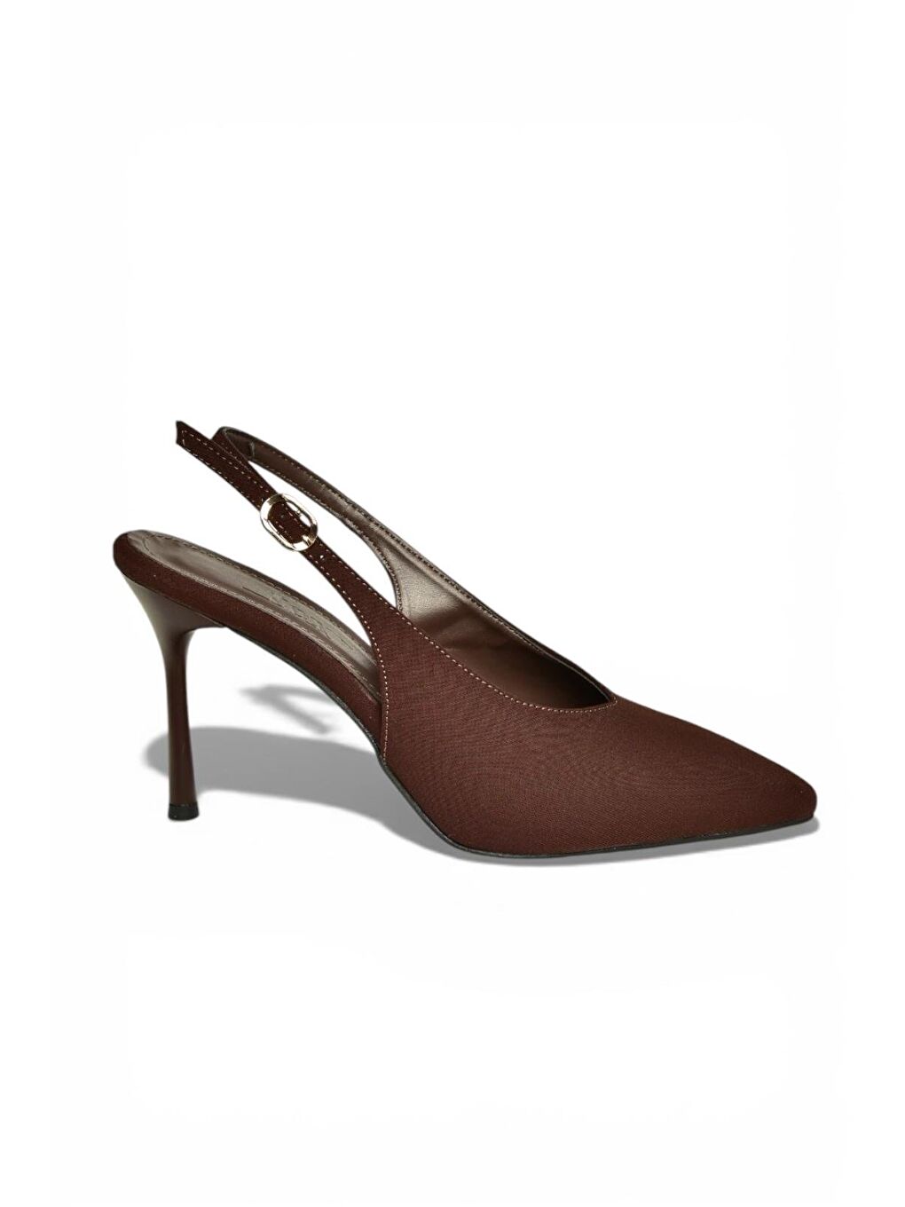 Kahverengi Kadın Topuklu Ayakkabı Y676090504-6