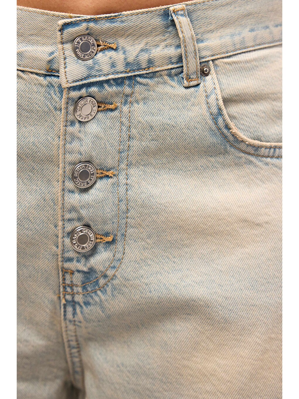 Mavi Kadın Jean Rengi 12s6-65 Loose Baggy Fit Denim Jean-4