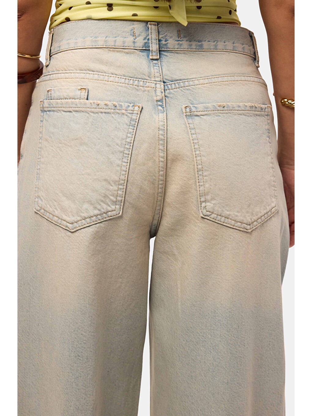 Mavi Kadın Jean Rengi 12s6-65 Loose Baggy Fit Denim Jean-5