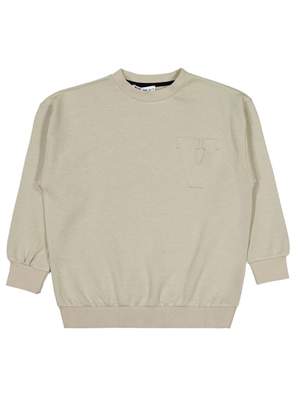 Bej Boys Lets Play Konsol Baskılı 10-13 Yaş Sweatshirt