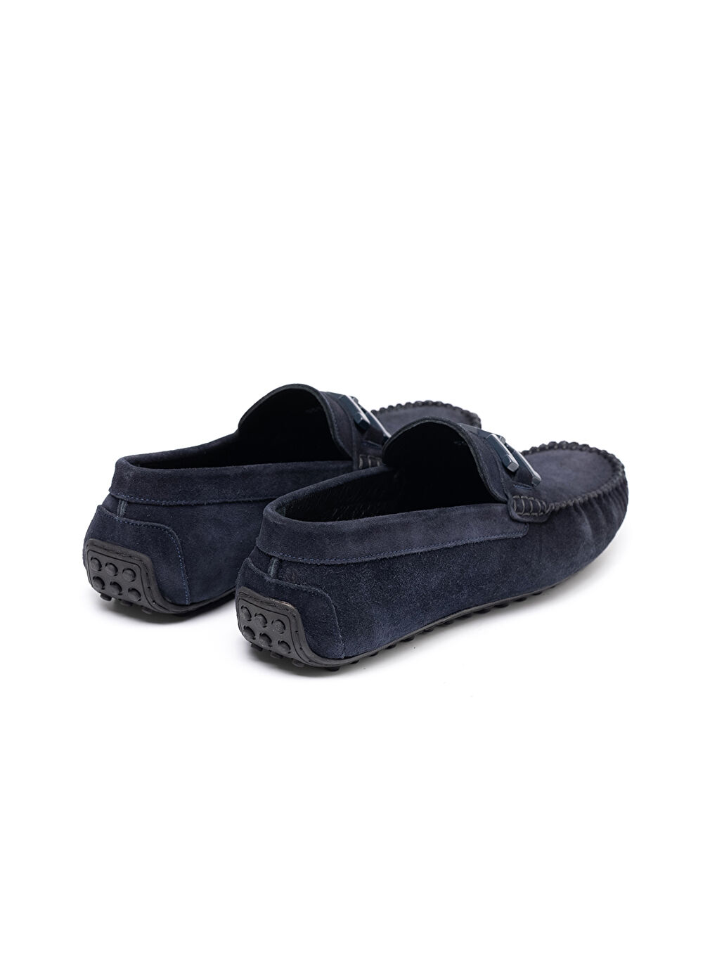 Lacivert Erkek Loafer Ayakkabı OG-531 Koyu Laci Süet-3