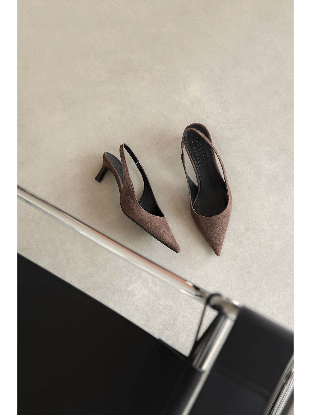 Kahverengi Molly  Kadın Topuklu Süet  Ayakkabı Kahve-1