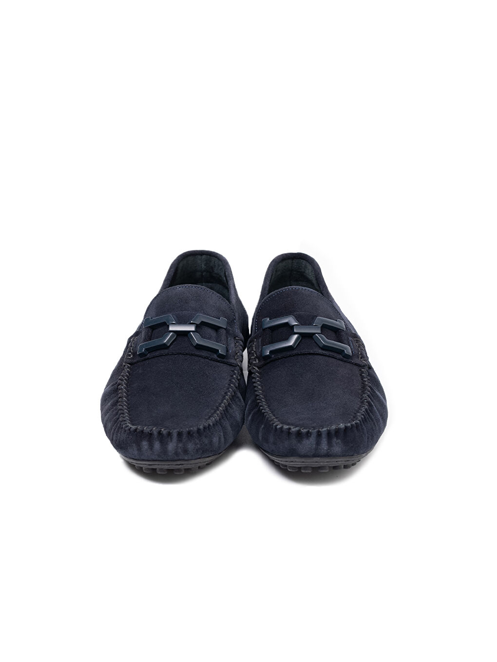 Lacivert Erkek Loafer Ayakkabı OG-531 Koyu Laci Süet-4