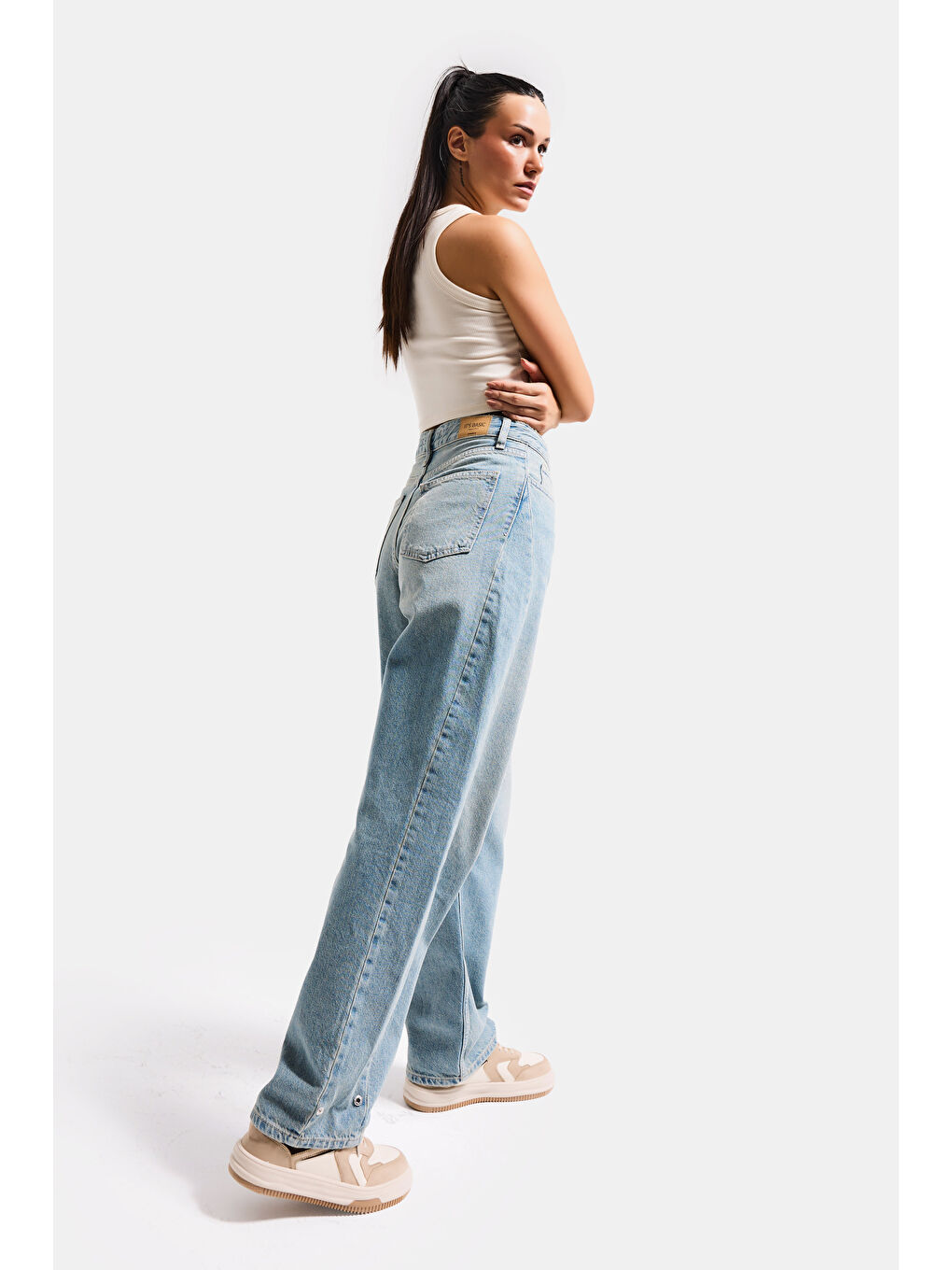 Mavi Kadın T.Kot Rengi 2s6-32 Mid Rise Trapered Fit %100 Pamuk Denim Jean-1