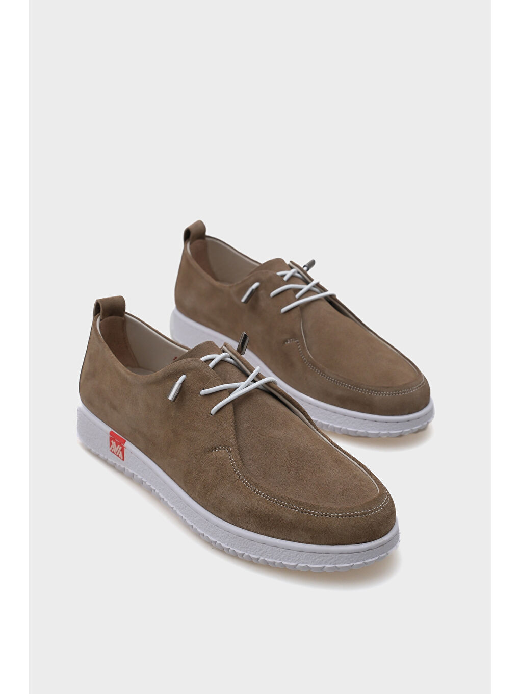 Bej Carrol Süet Deri Kadın Loafer-1