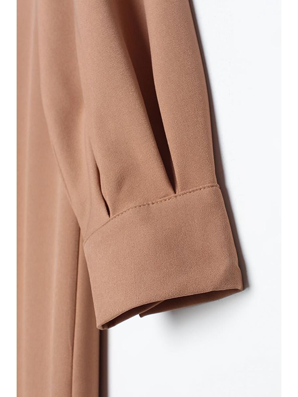 Kahverengi Toprak01-Eteği Volanlı Elbise-5