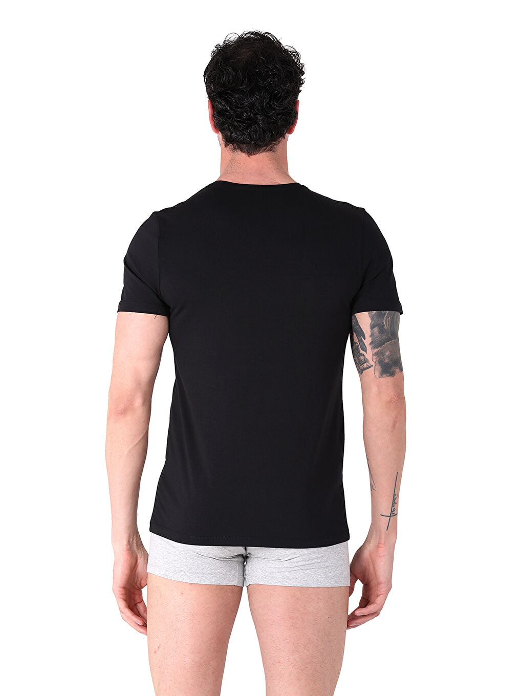 Siyah North Ice Bisiklet Yaka Tshirt SİYAH-5