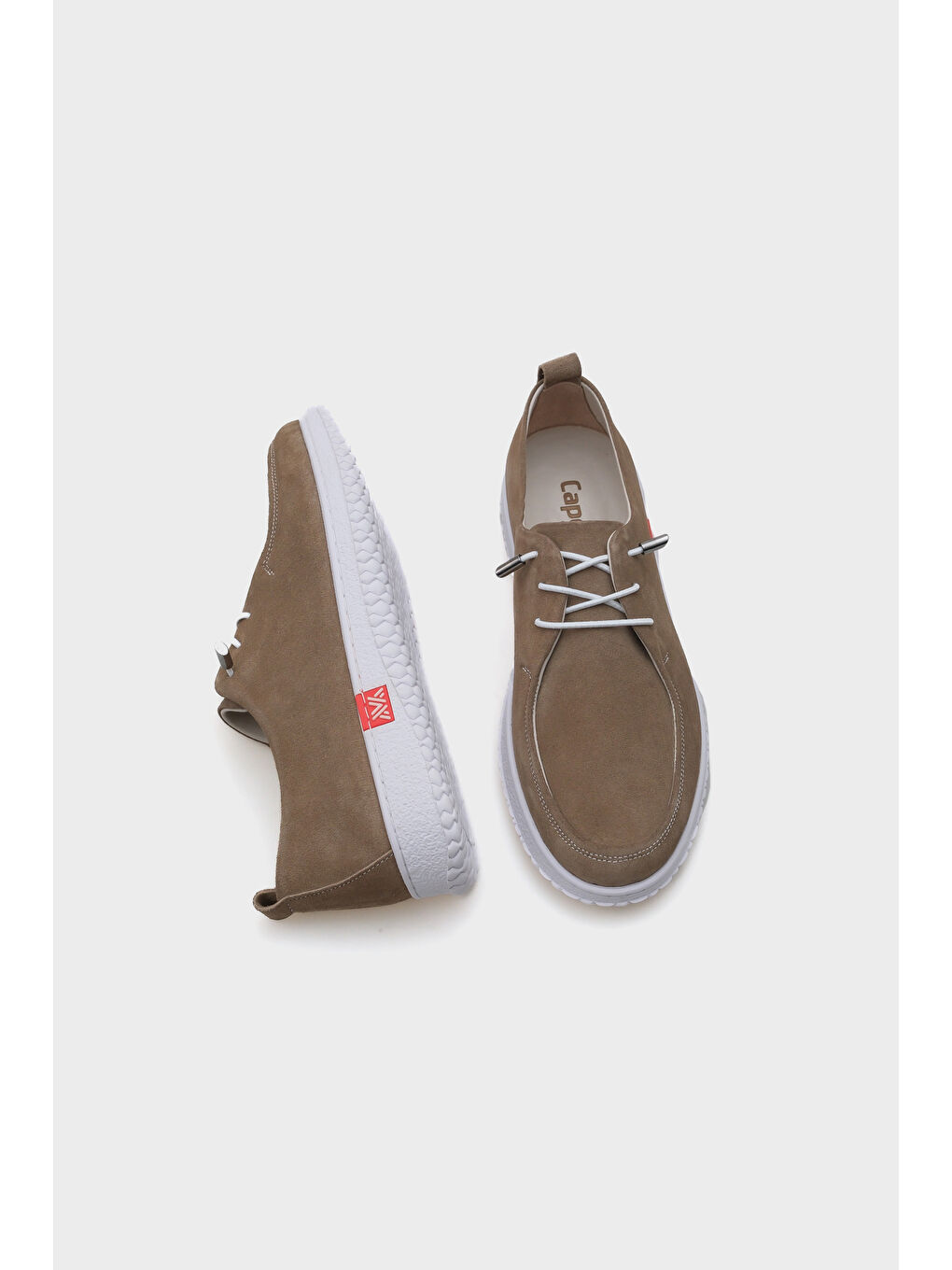 Bej Carrol Süet Deri Kadın Loafer-4