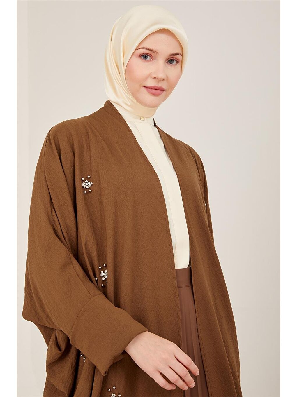 Kahverengi Hırka 23Y5122 Toprak-1