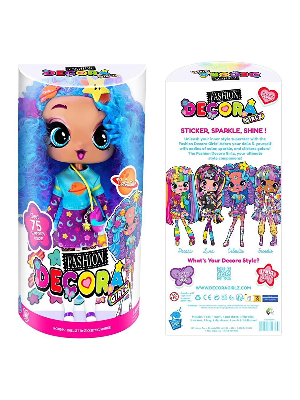 Büyük Moda Bebek 28cm - Celestia-4