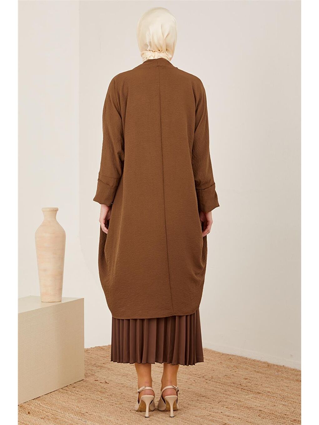 Kahverengi Hırka 23Y5122 Toprak-3