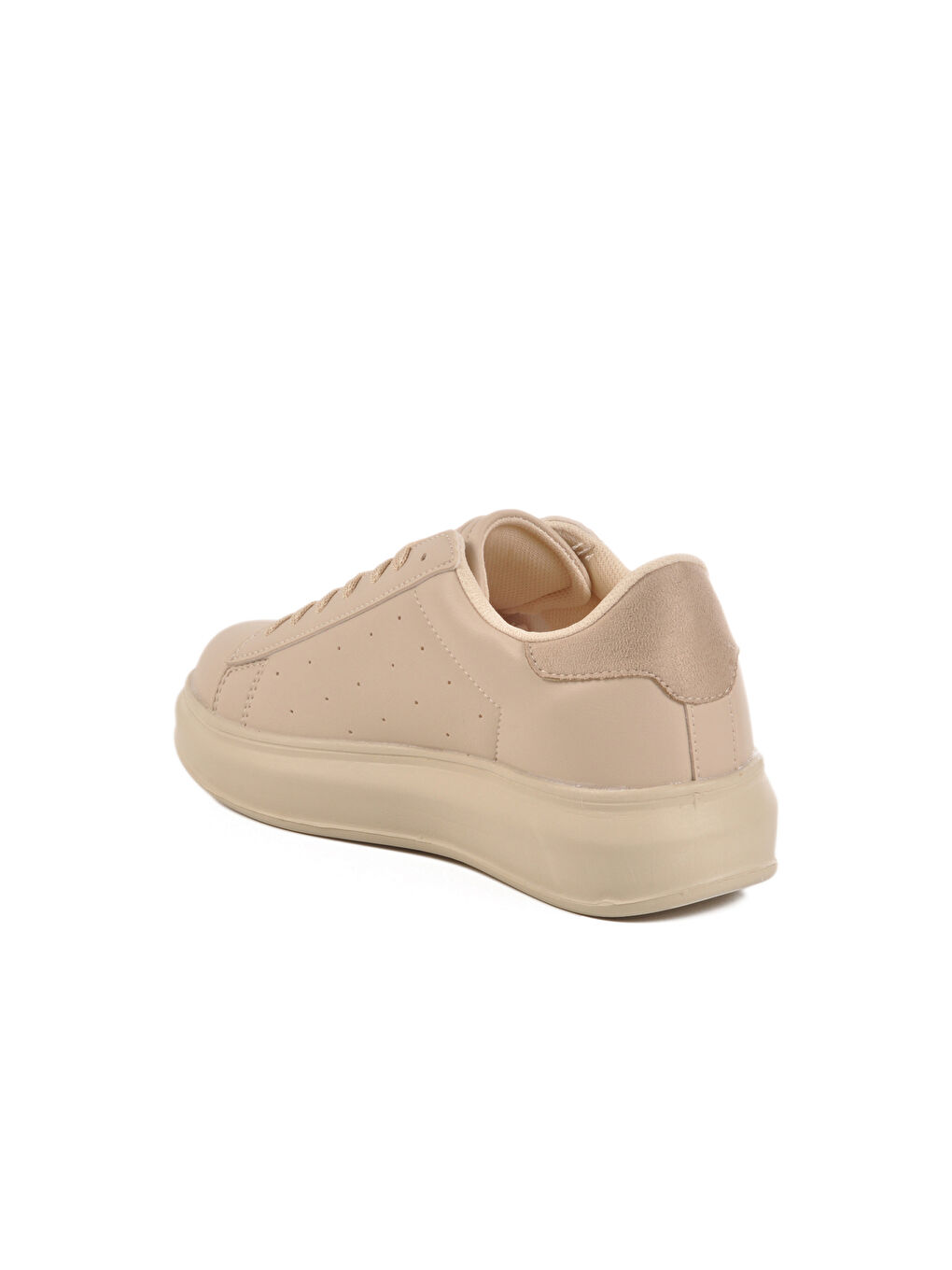 Bej Ekru Bağcıklı Kadın Sneaker 156 G-3