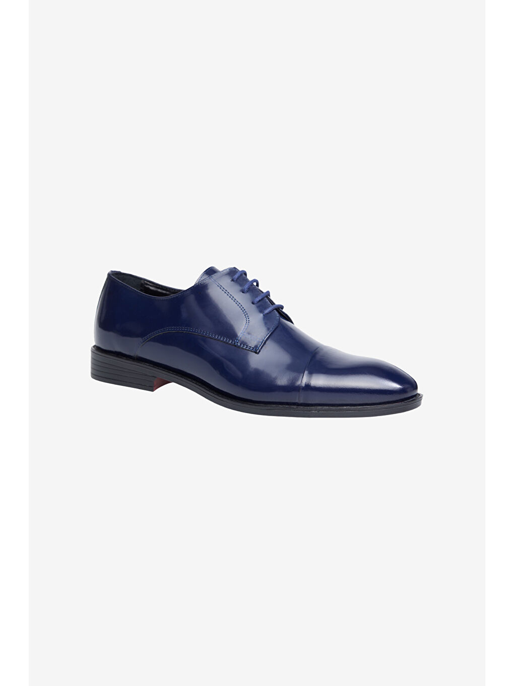Erkek Lacivert %100 Deri Klasik Rugan Ayakkabı-1