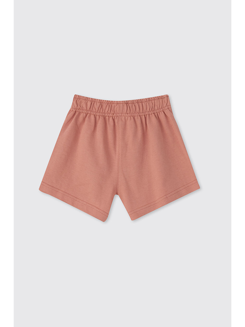 Kız Çocuk Örme Pembe Şort-1