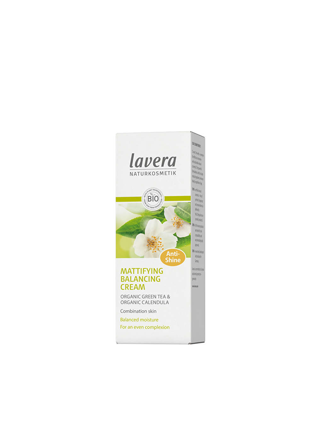 lavera Renksiz Mattifying Balancing Matlaştırıcı Yeşil Çay Özlü Yüz Kremi 50 ml