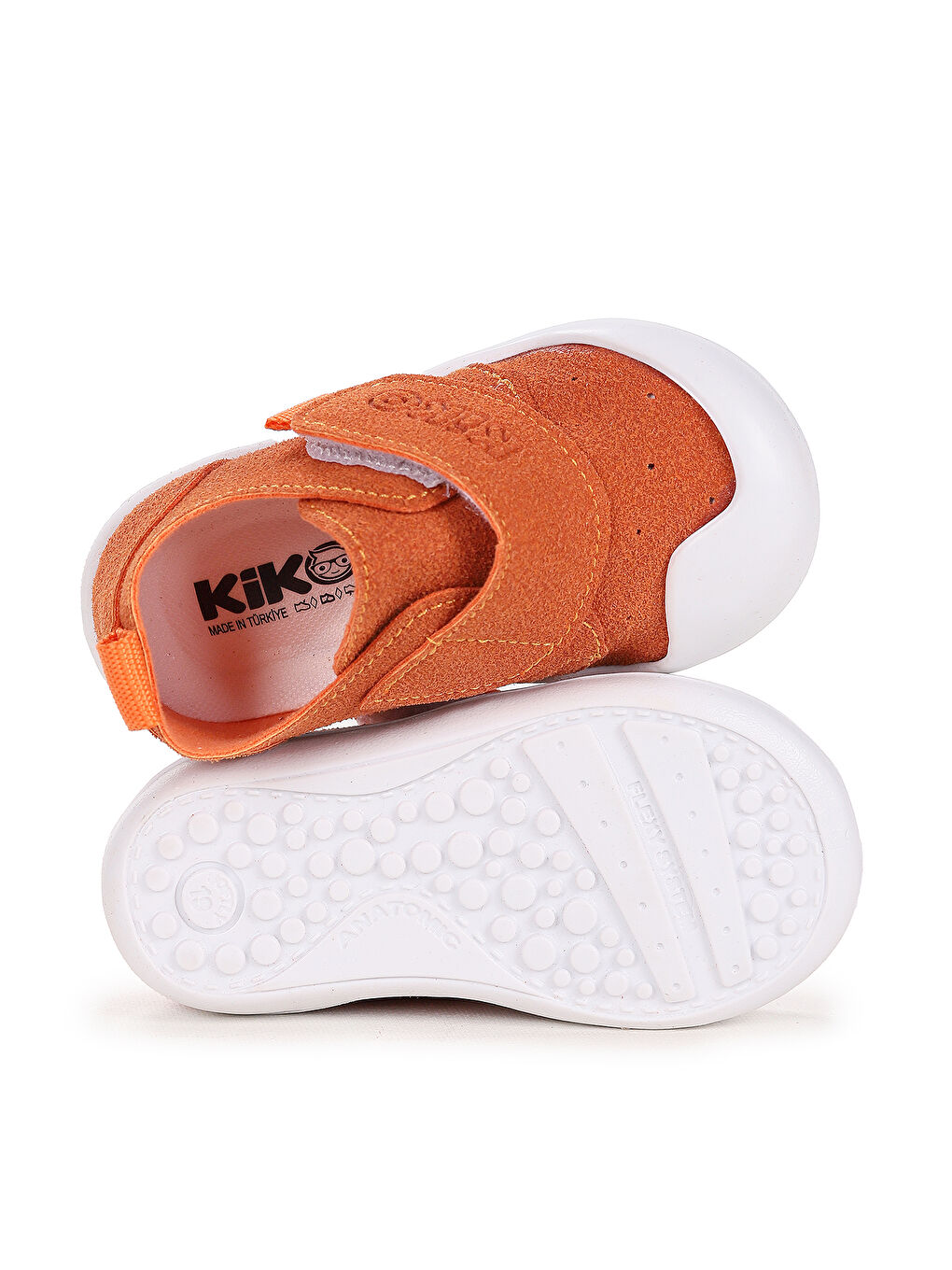 Turuncu Rosie İlk Adım Cırtlı Kız Bebek Günlük Ayakkabı-4