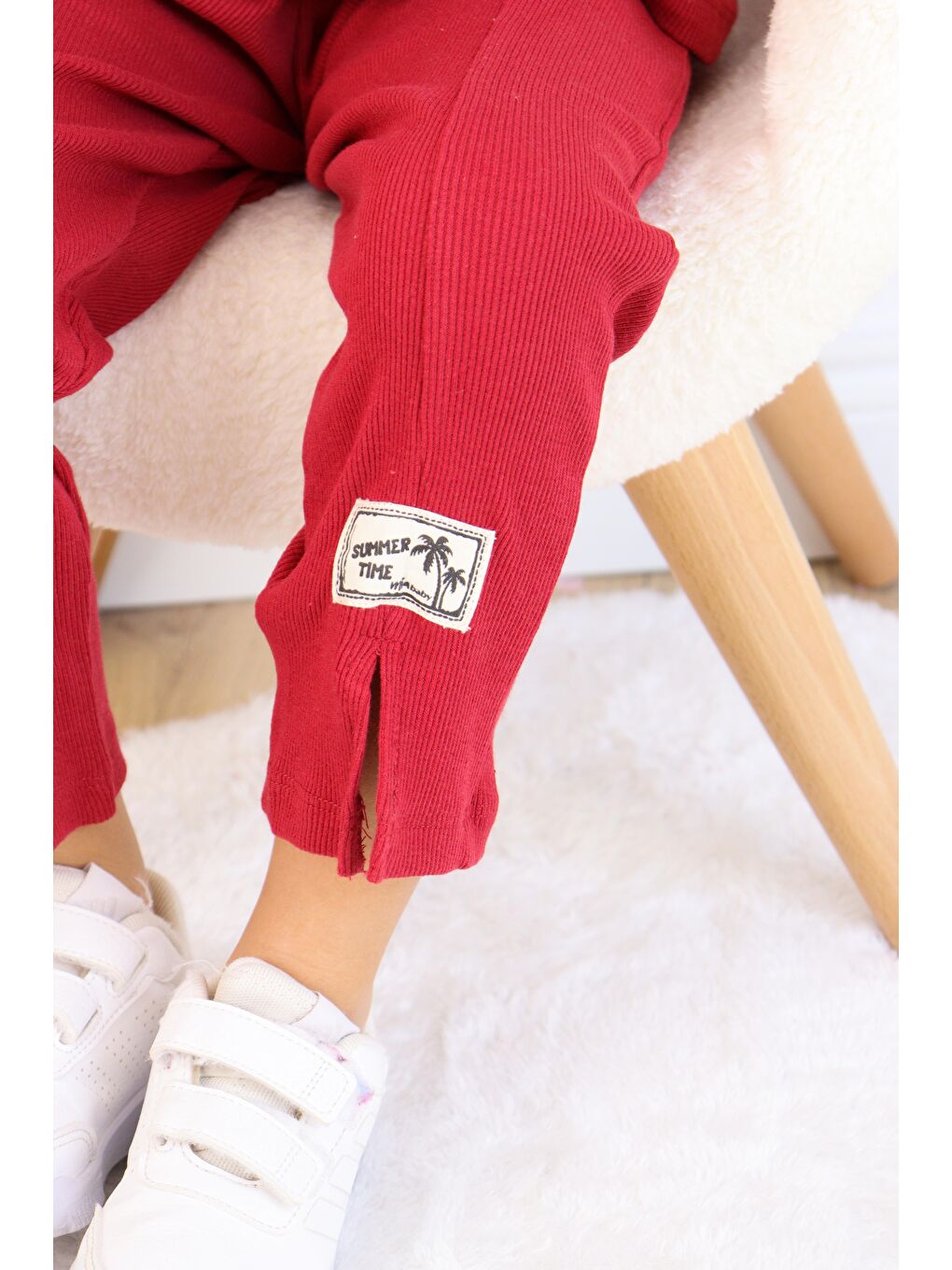 Kırmızı Paça Yırtıklı Takım-2