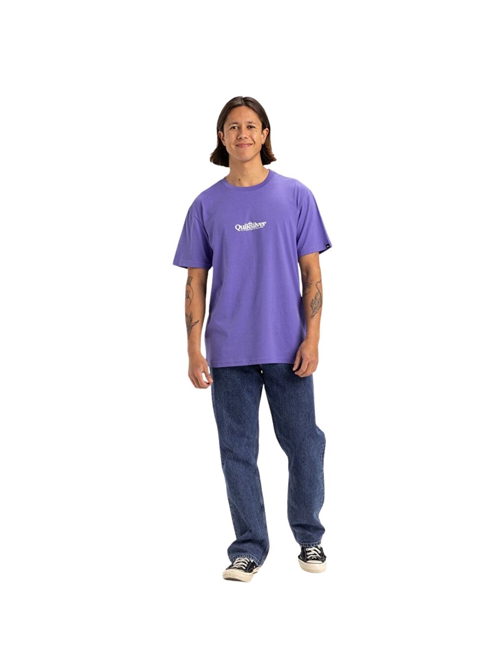 Fineline Erkek Mor Tişört-3