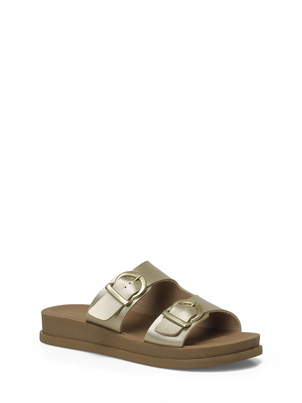 Sarı 407063.Z6FX Altın Kadın Terlik-1